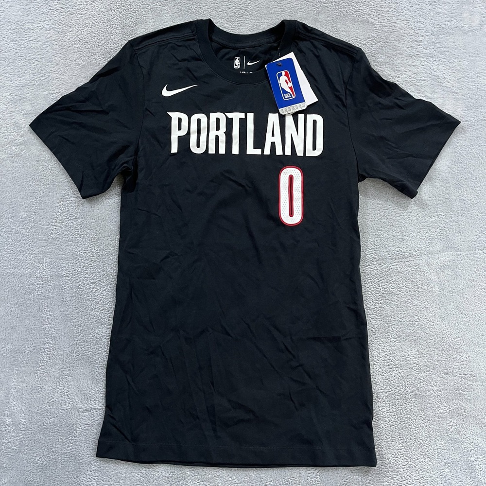 Portland‎ Trail Blazers Damian Lillard Shirt Mens XS Nike NBA Basketball DR6395